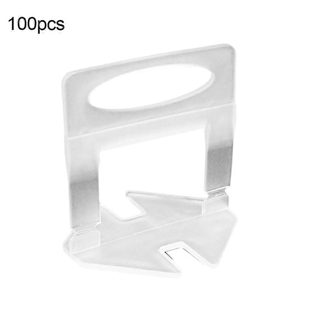 100Pcs 1/1.5/2/2.5/3mm Reusable Leveling Spacer Clips Tiling Installation Tool