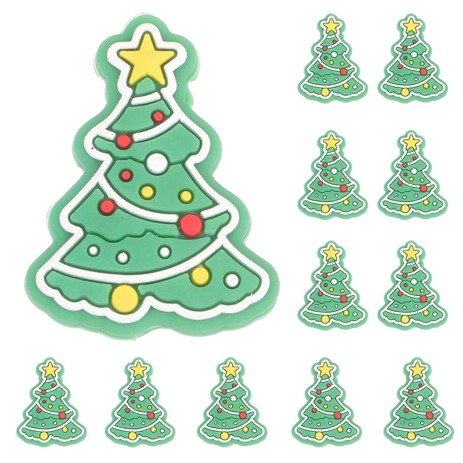 20Pcs Multi-function Xmas Tree Element Themed Design Beads DIY Delicate Beads Supply