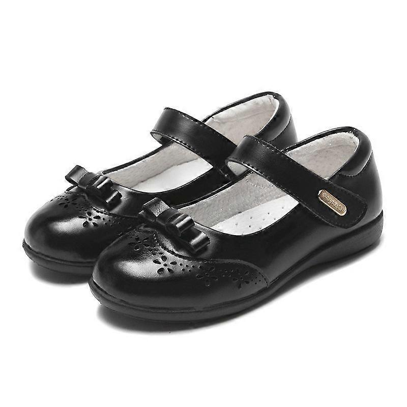 Schwarze Lack-Schulschuhe Mädchen-Lederschuhe