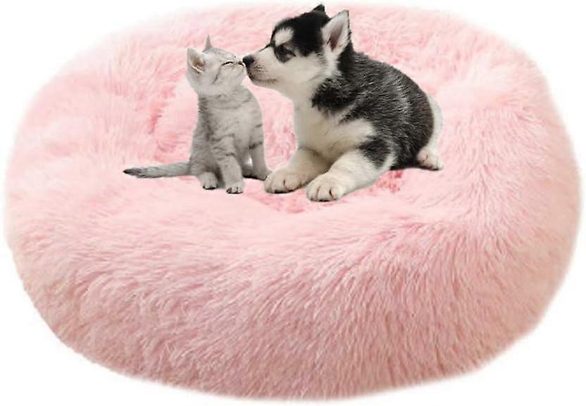 Dog Bed Round Fluffy Soft Warm Non-Slip Washable