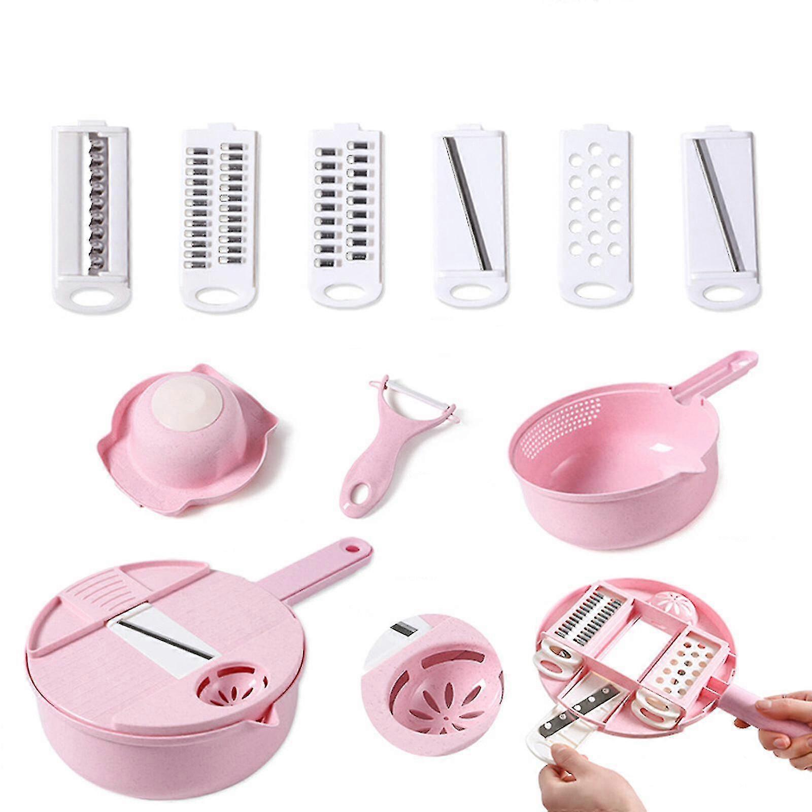 Vegetable Chopper, 12 In 1 Food Slicer, With Container Veggie Chopper, Mandolin, Multifun Vegetable Cutter Slicer, Vegetable Slicer, Kitchen Gadgets