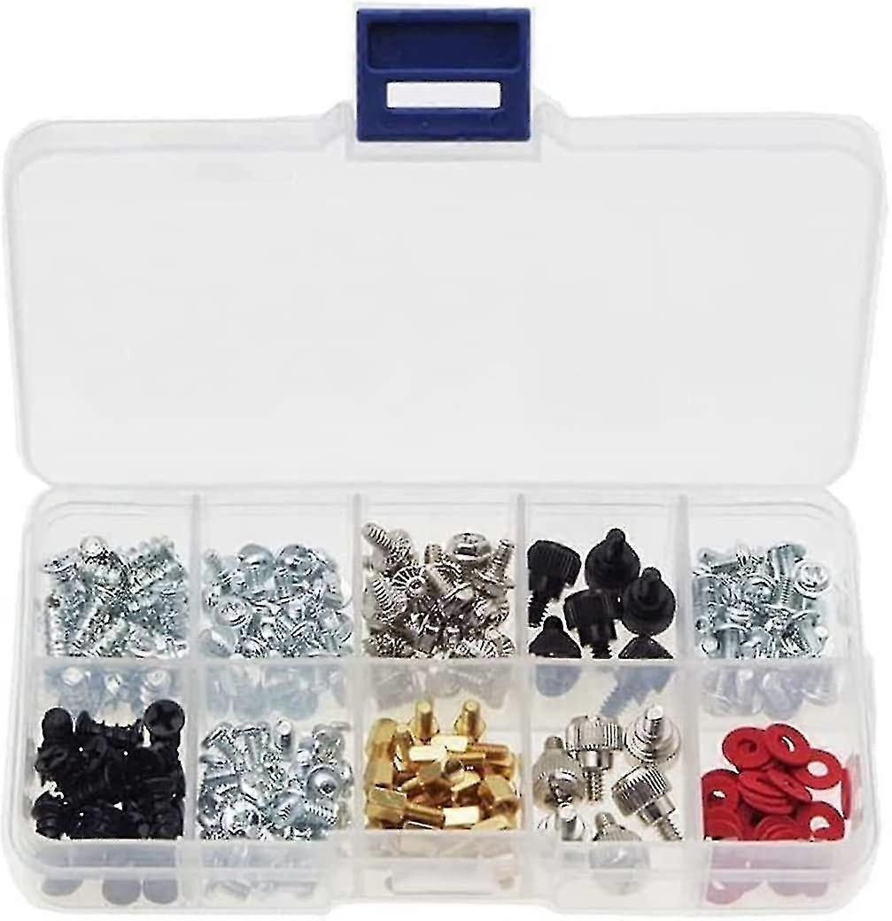 228pcs Computer Screw Kit For Motherboard Pc Case Fan Cd-rom Hard Disk Notebook