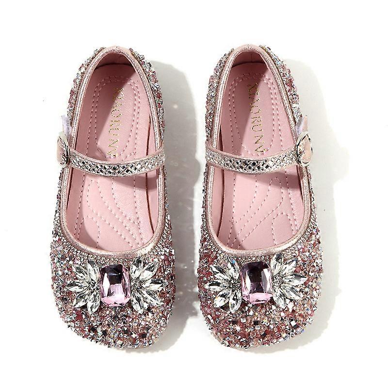 Jenter Glitter Lav Hæl Prinsesse Sko