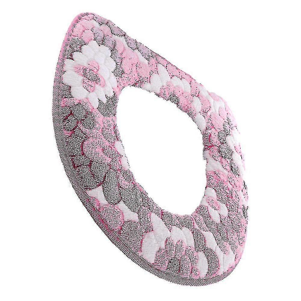 Toilet Seat Mat With Zipper Thickened Warm Soft Toilet Mat