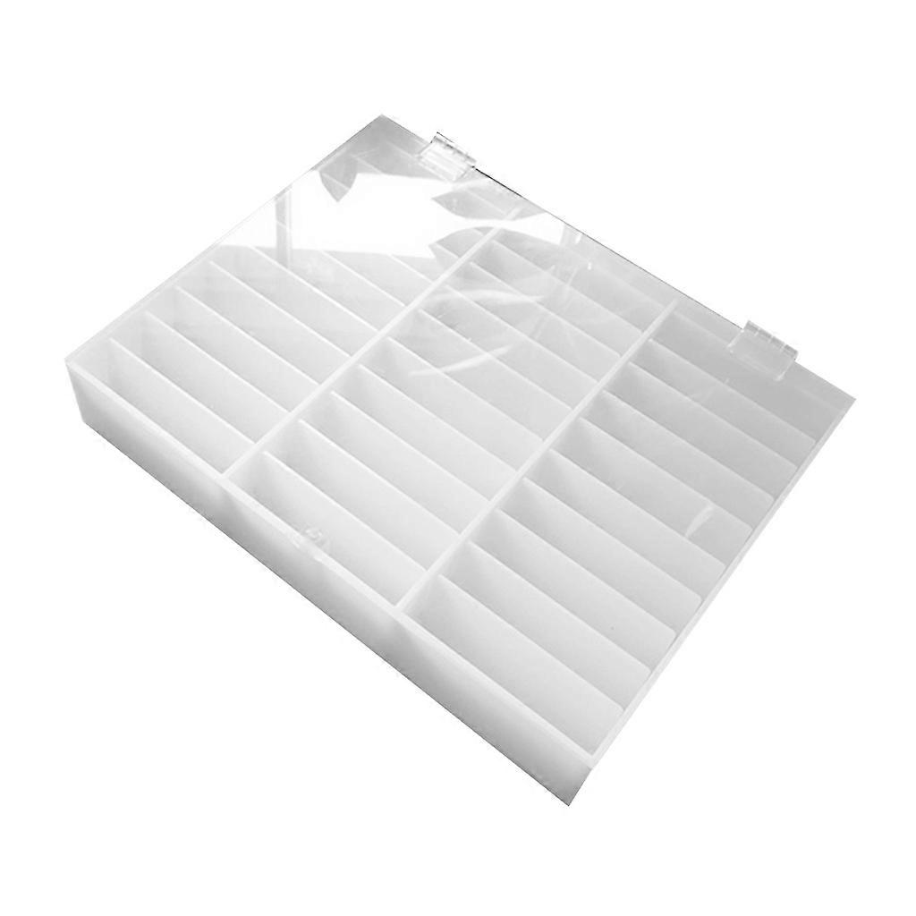 Fake Nail Tips Storage Box 30 Compartments Nails Art Decoration Container Displa