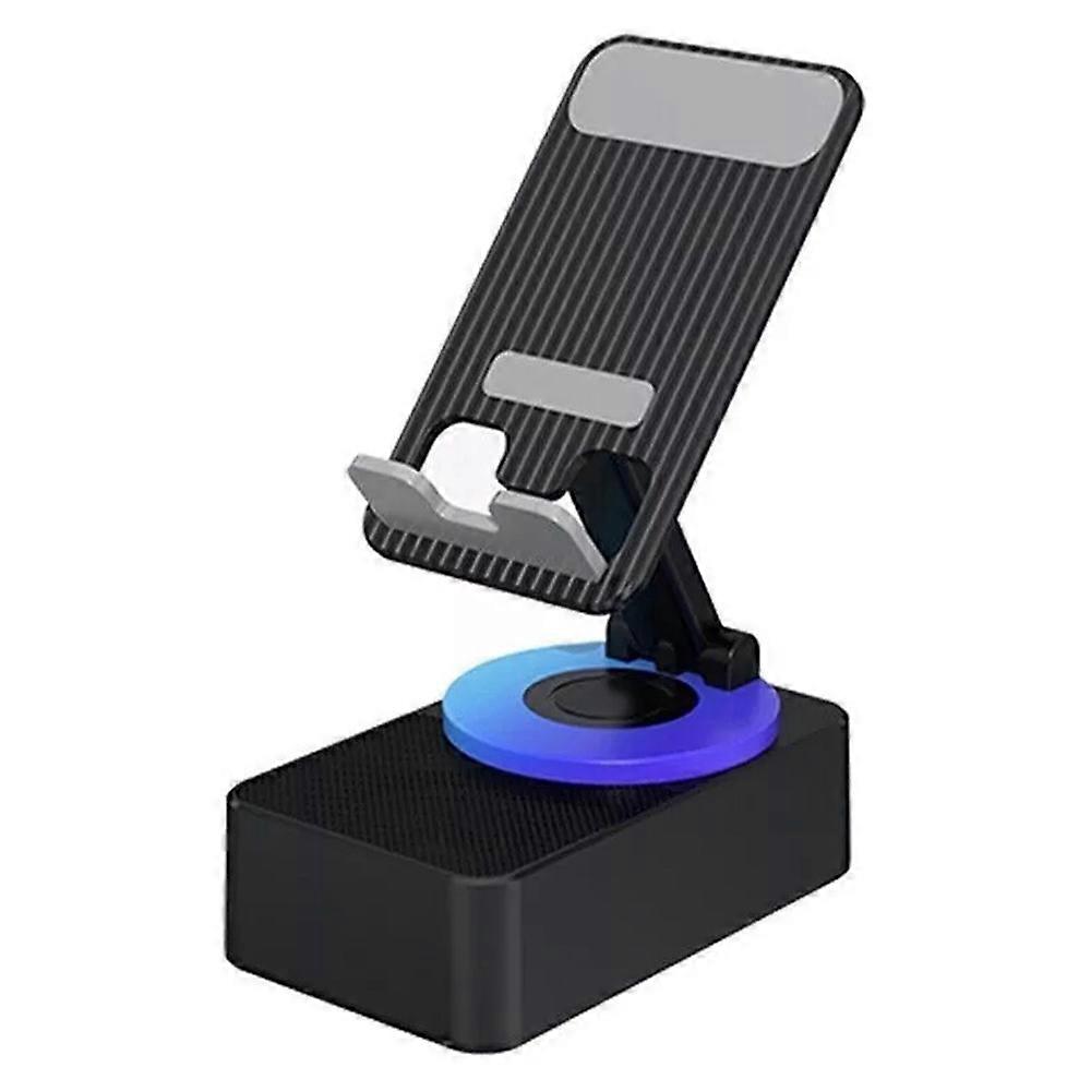 Foldable Audio Power Phone Holder w/ Bluetooth Speaker