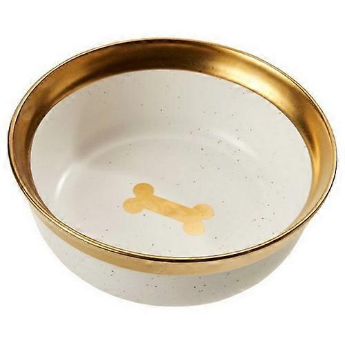 Doc and Phoebes Malibu Dog Dish Gold, 1 Count / 7 Inches