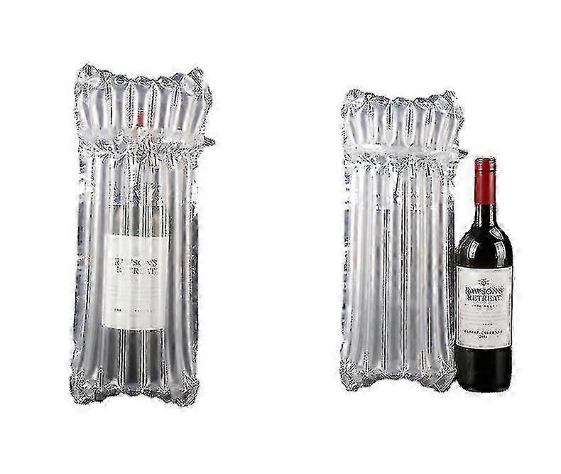 Reusable Wine Bottle Protector - 10pcs Travel Inflatable Cushion Bag For Buffer Packing And Shipping Safety