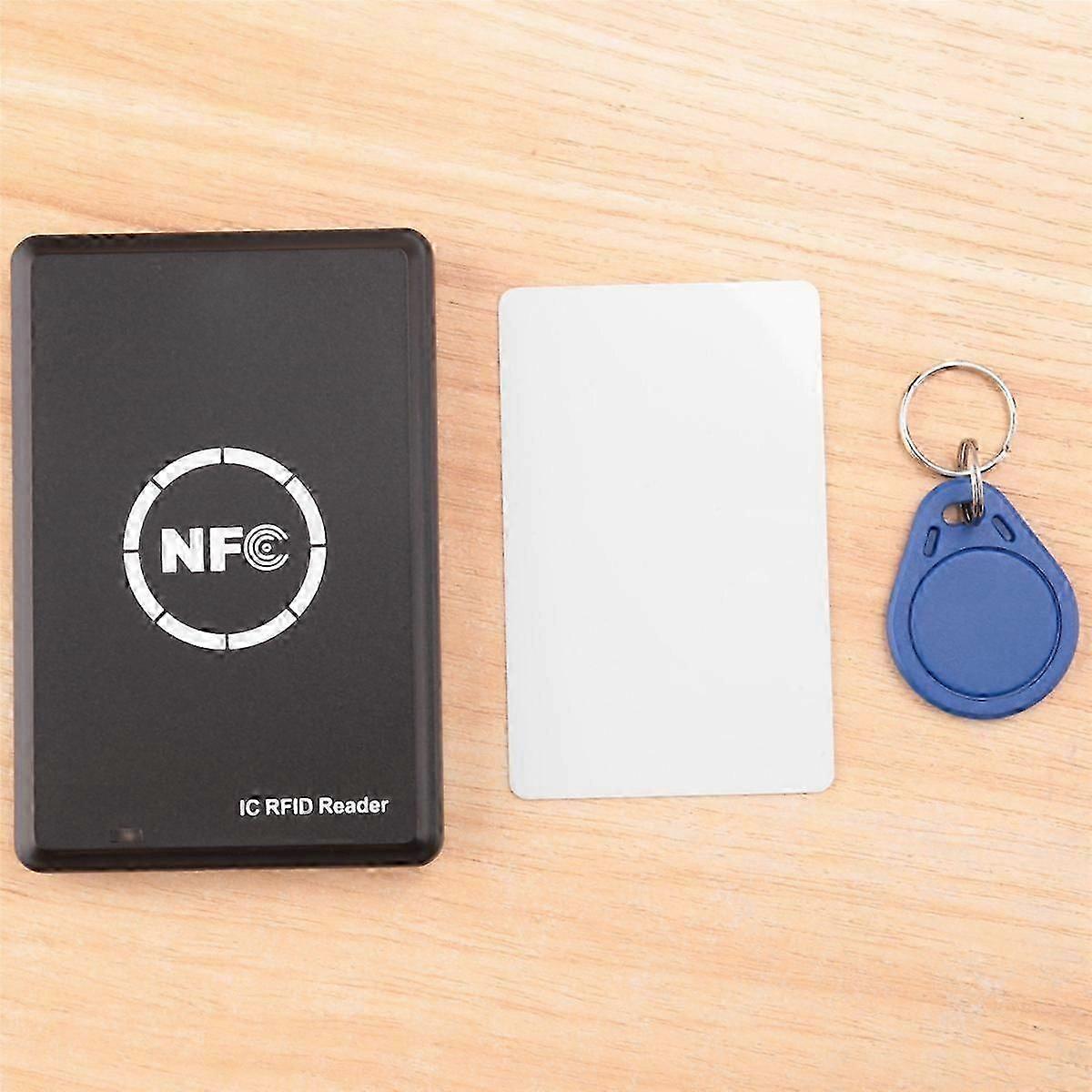 Rfid Copier Duplicator Keyfob Nfc Smart Card Reader Writer 13.56mhz Encrypted Programmer Usb Uid Em