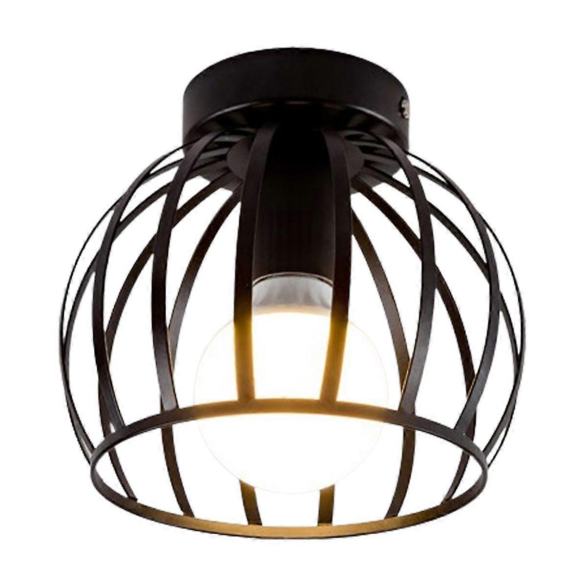 Industrial ceiling light E27 ceiling light pendant light metal black