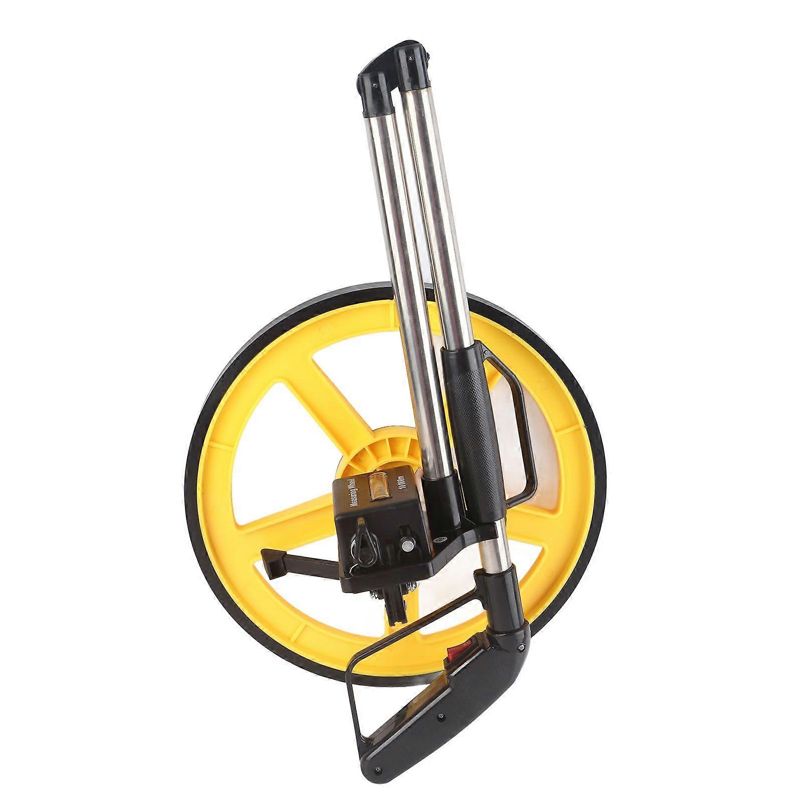 Mechanical Range Measuring Wheel 9999ft 10cm Accuracy Distance Measuring RollerLED Mechanical Large Wheel
