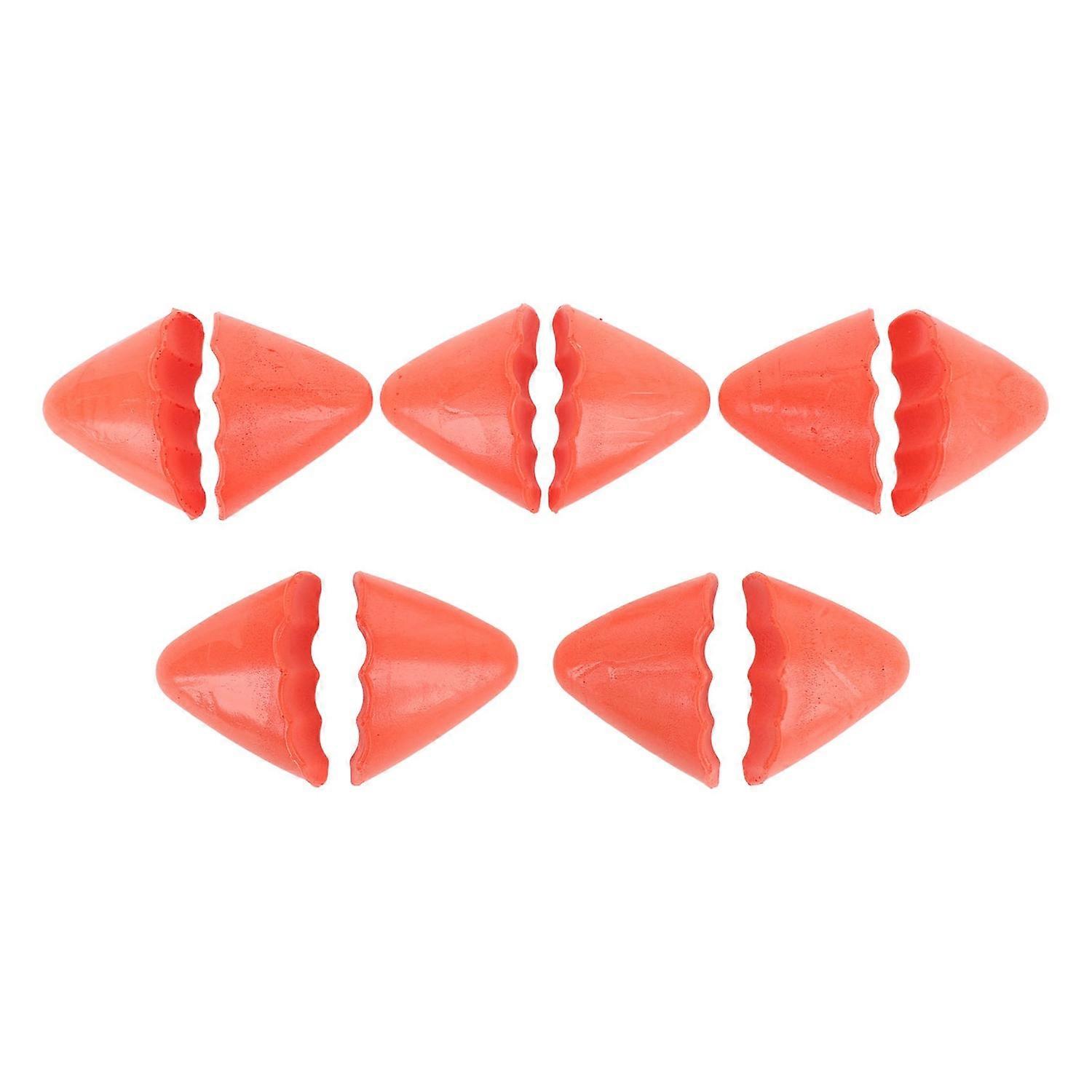 5 Pairs Pointed Shoe Filler Insert PU Foam Thick Soft Toe Cushion Fillers Half Size Shoe Filler For 