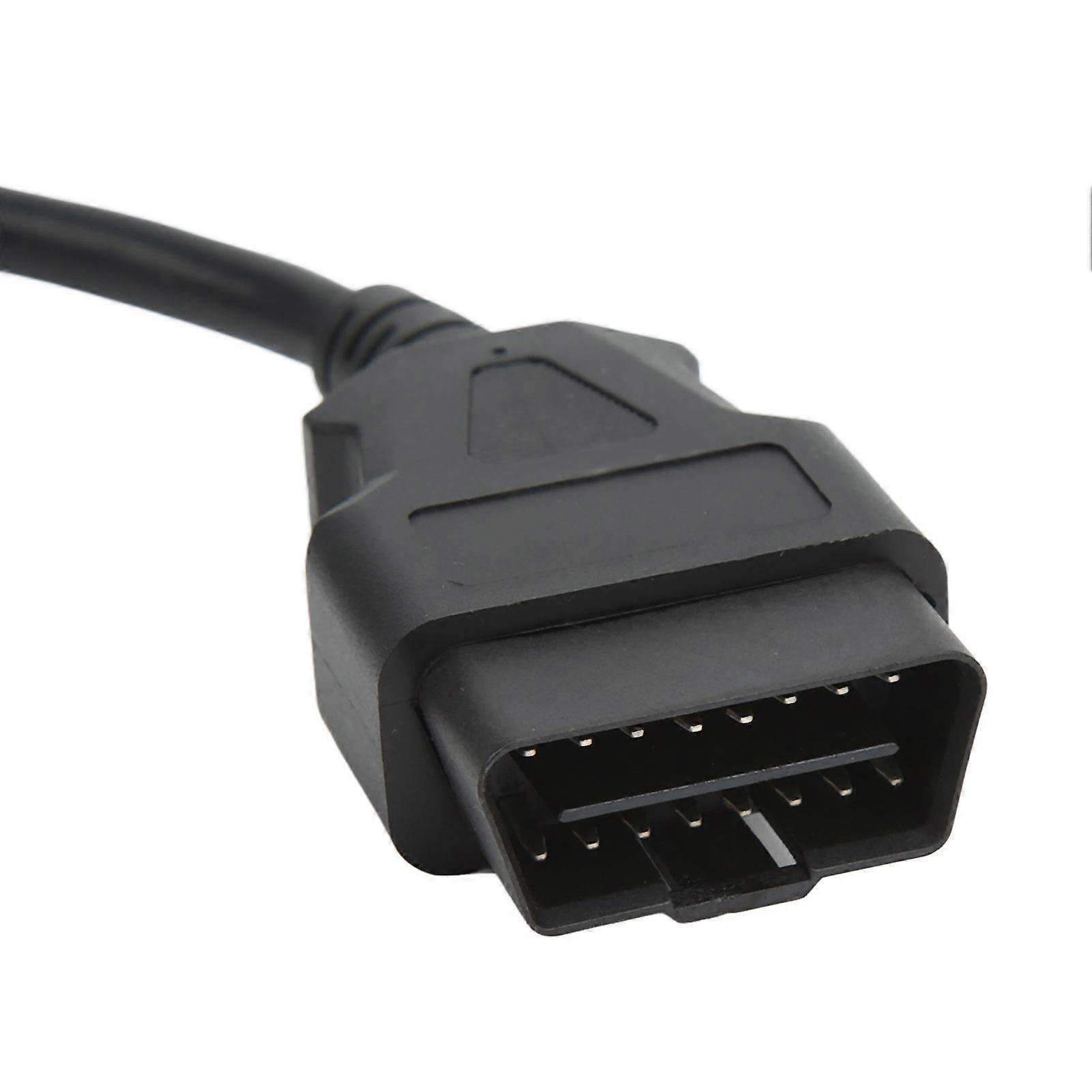 OBD2 Diagnostic Splitter Adapter Conversion Cable Double Headed Replacement for Tesla Model 3 Y