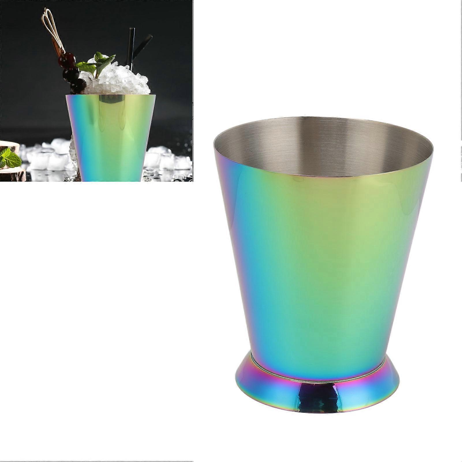 Colorful Gradient Stainless Steel Bartending Cup 177g Rust Proof