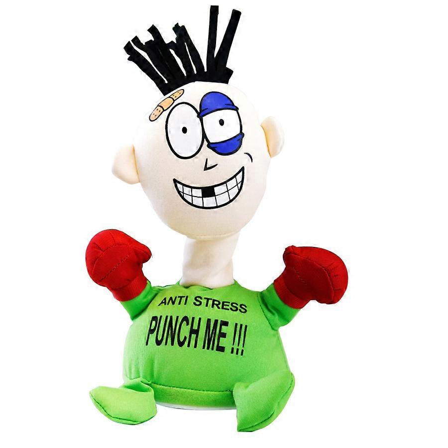 دمية أفخم لتخفيف الغضب 25 سم Green Screaming (2 بطاريات AAA مطلوبة)