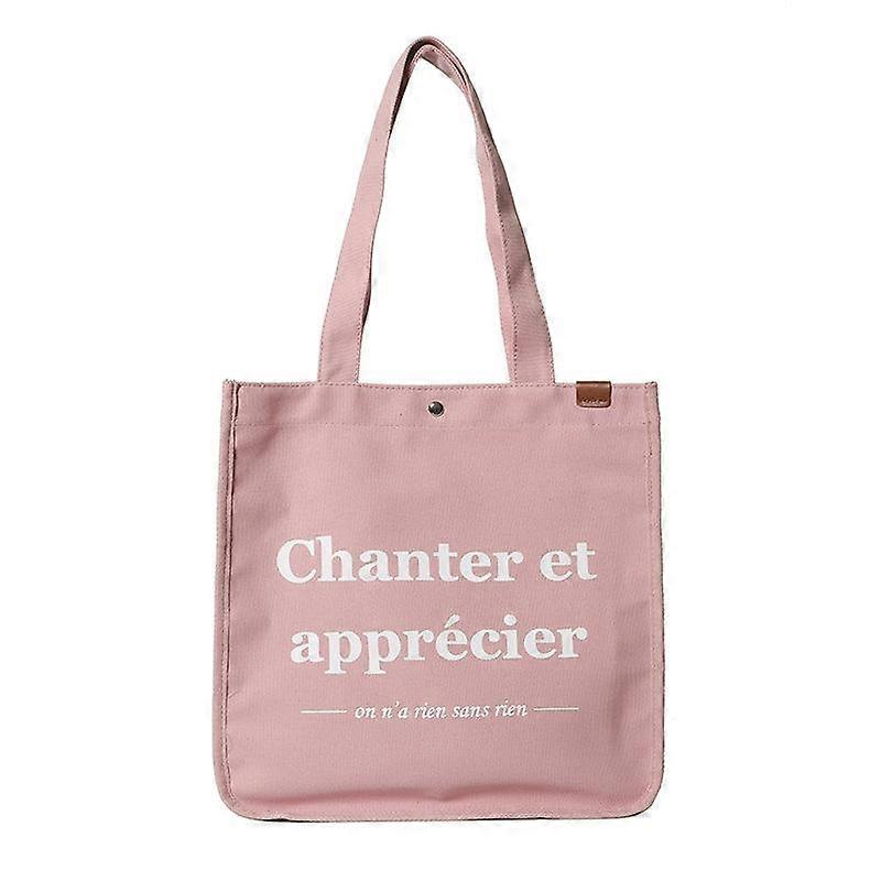 Shoulder Bag Women's Bag Trend Simple Fashion Large Capacity Handheld Printed Canvas Bag
