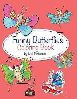 Funny Butterflies Coloring Book