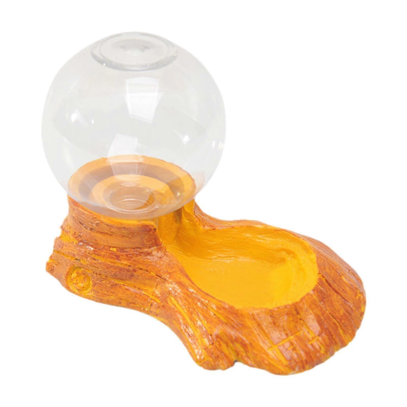 Reptile Water Dispenser Tortoise Waterer for Bearded Dragons Frogs Tortoises