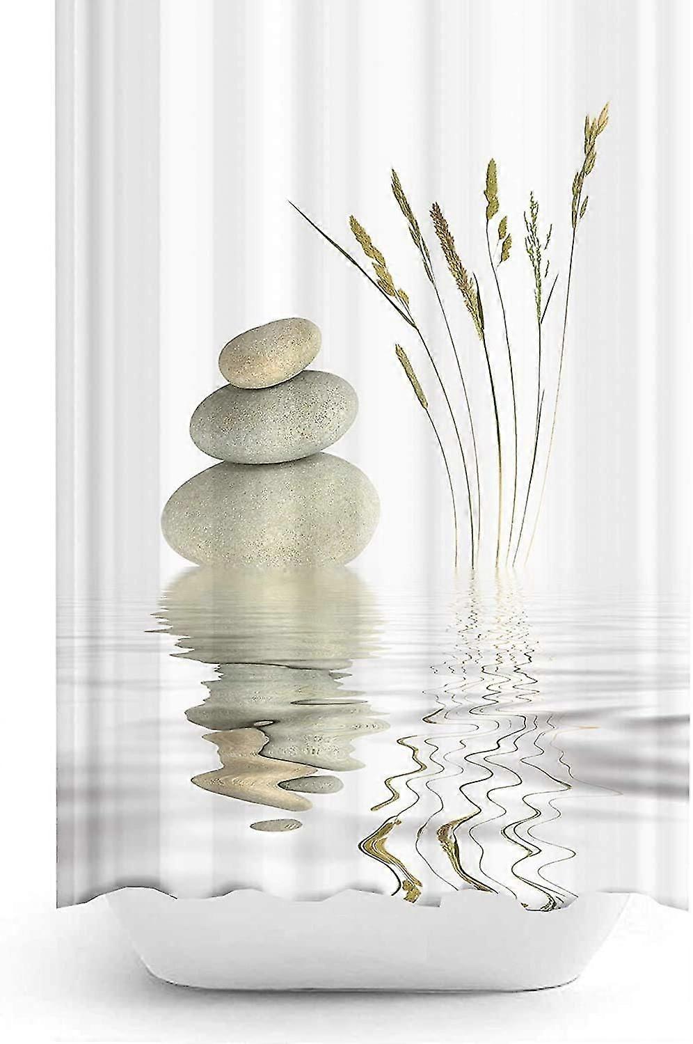 Waterproof Shower Curtain Mildew Resistant Polyester Waterproof