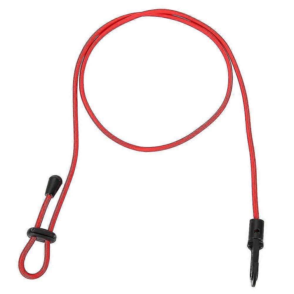 Red Portable Nylon Elastic Paddle Leash for Canoe Kayak Fishing Rod