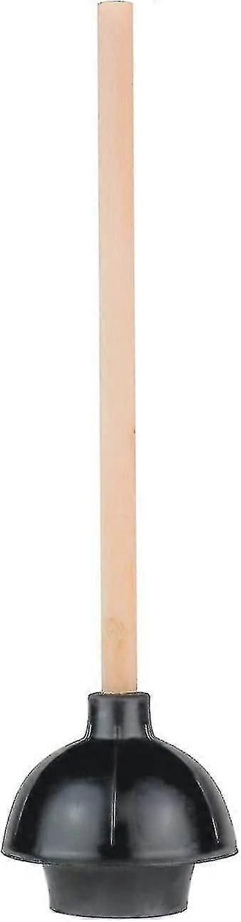 Gumi WC dugattyú, dupla tolóerős erő csésze, nagy teherbírású, kereskedelmi minőségű fa fogantyúval