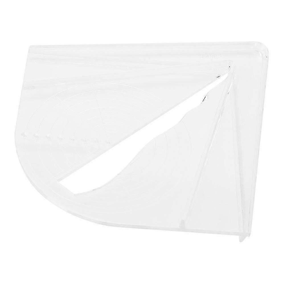 Plastic Center Finder Clear Measurement Measuring Tool For Octagonal Square Carpentry