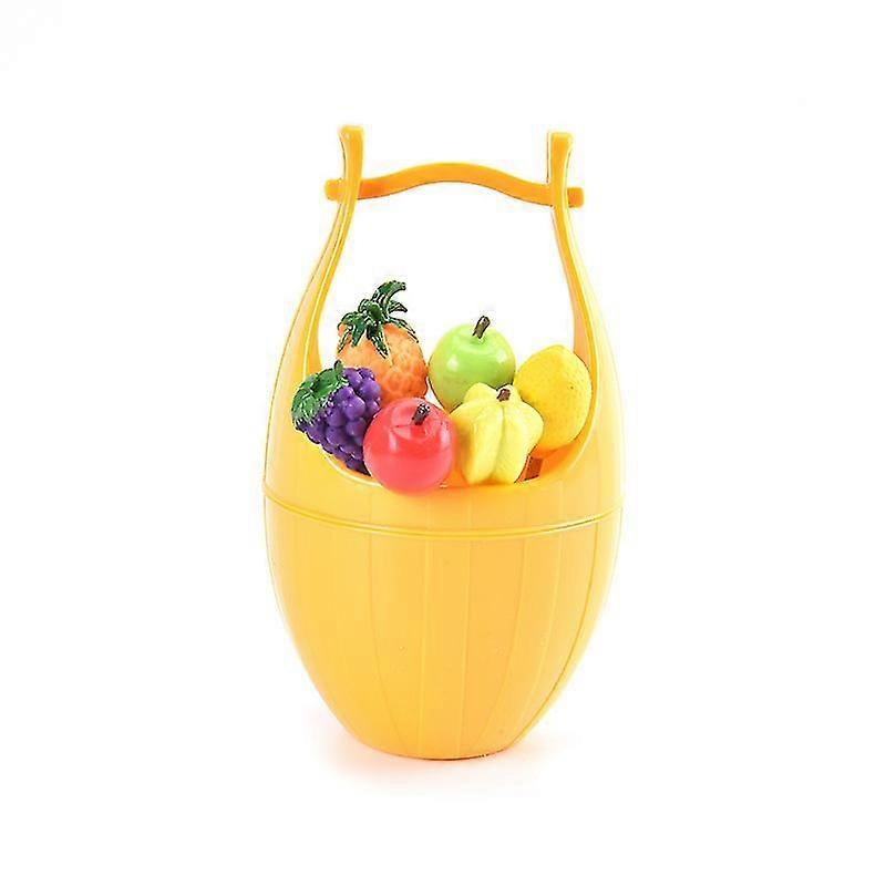 6pcs Fruit Fork Fruit Toothpick Lunch Cake Dessert Pick For Children Party