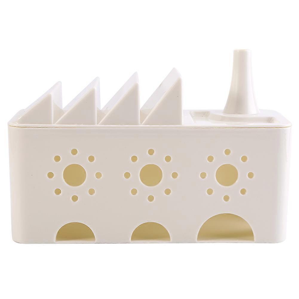 Creative plastic socket wire and cable management neat dustproof storage box