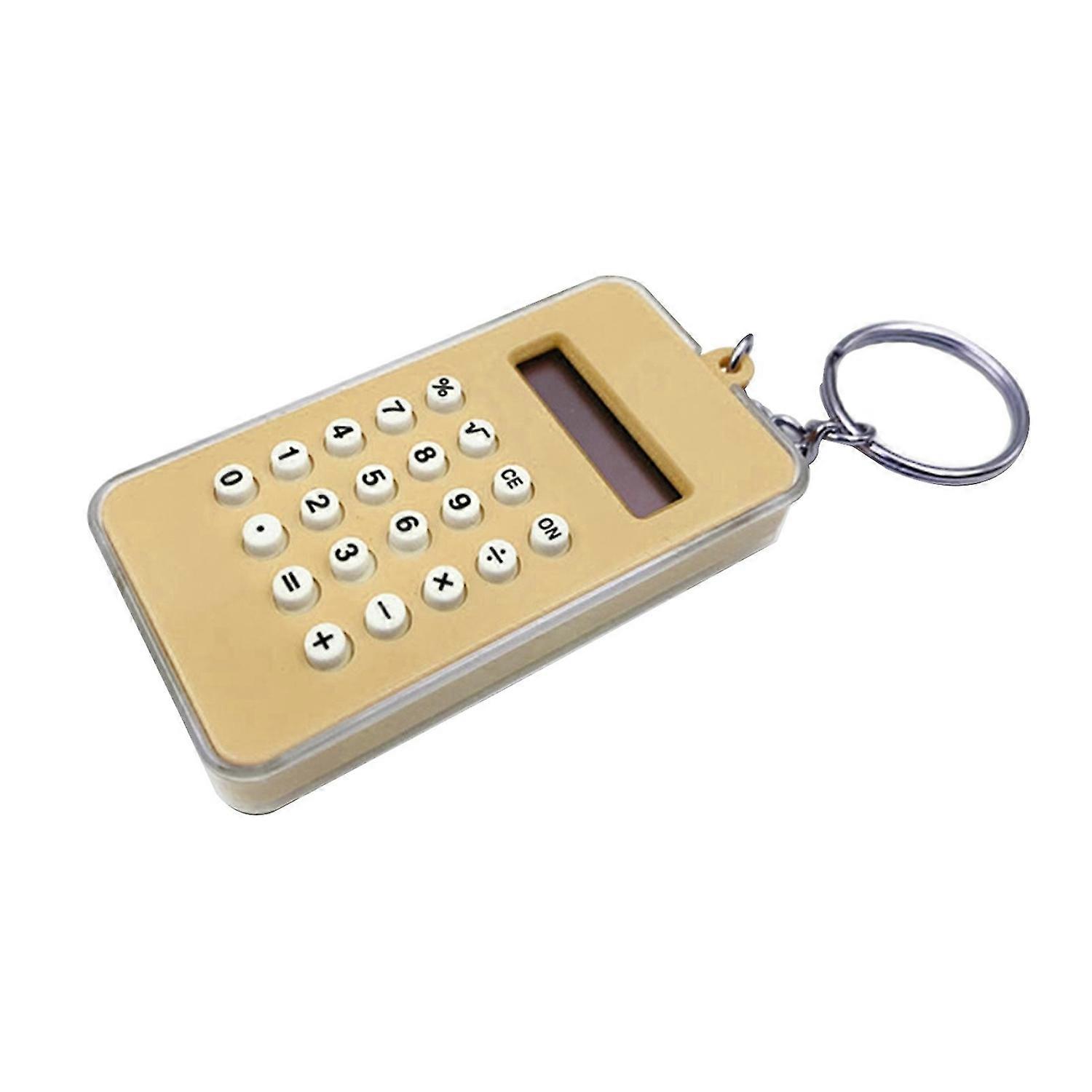 Elektronische rekenmachine met sleutelhanger Labyrint Design ABS Easy Carry Digitale Display Kleine Rekenmachine 
