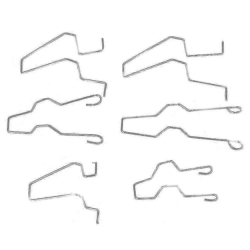 6pcs Headlamp Headlight Dip Dipped Beam Head Lamp Bulb Retaining Spring Clip Clamp For H1 H4 H7 Bori