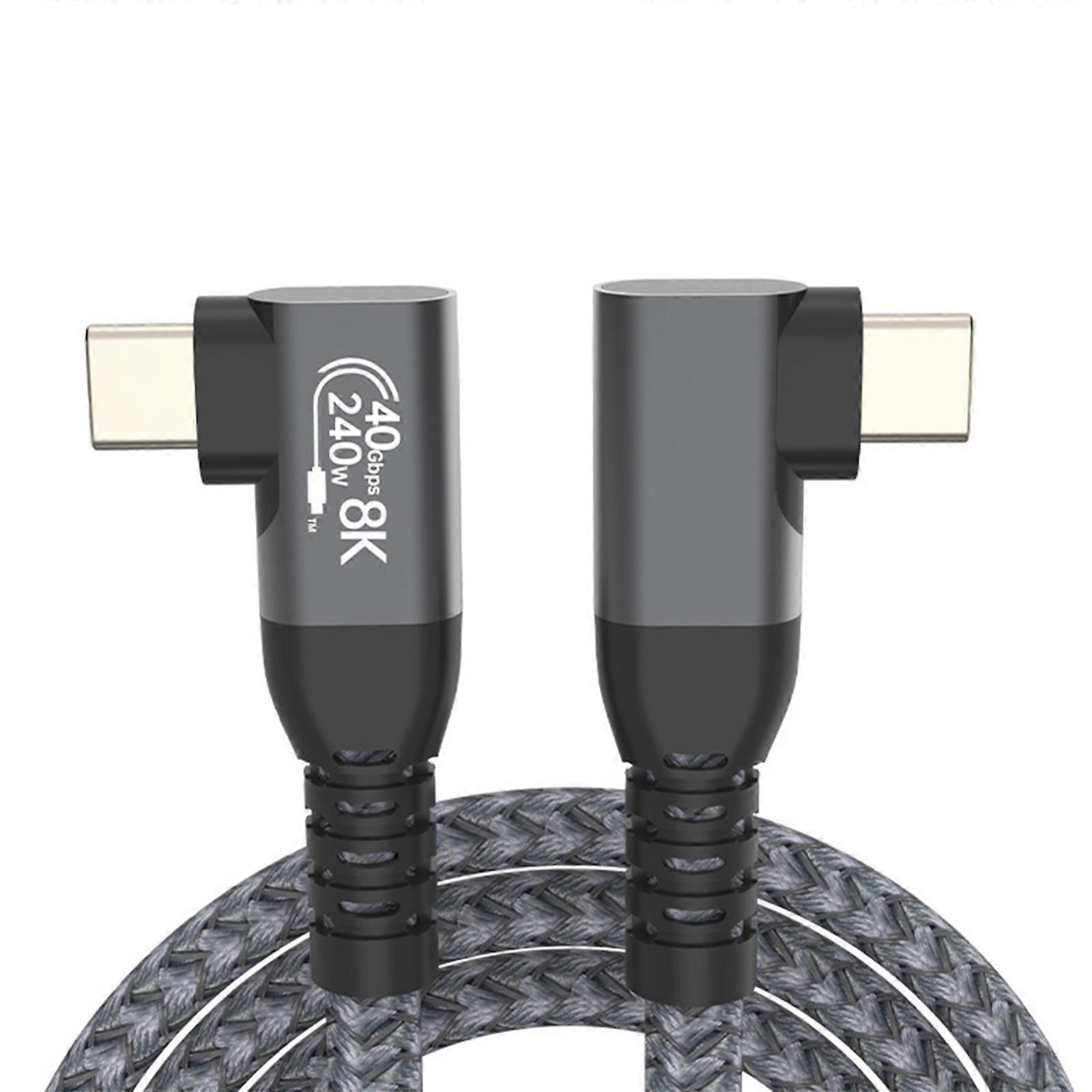 USB 4 Cable for 240W Highly Power Charging and Fast Data Transmission, 40Gbps, 8K Display Support Professional