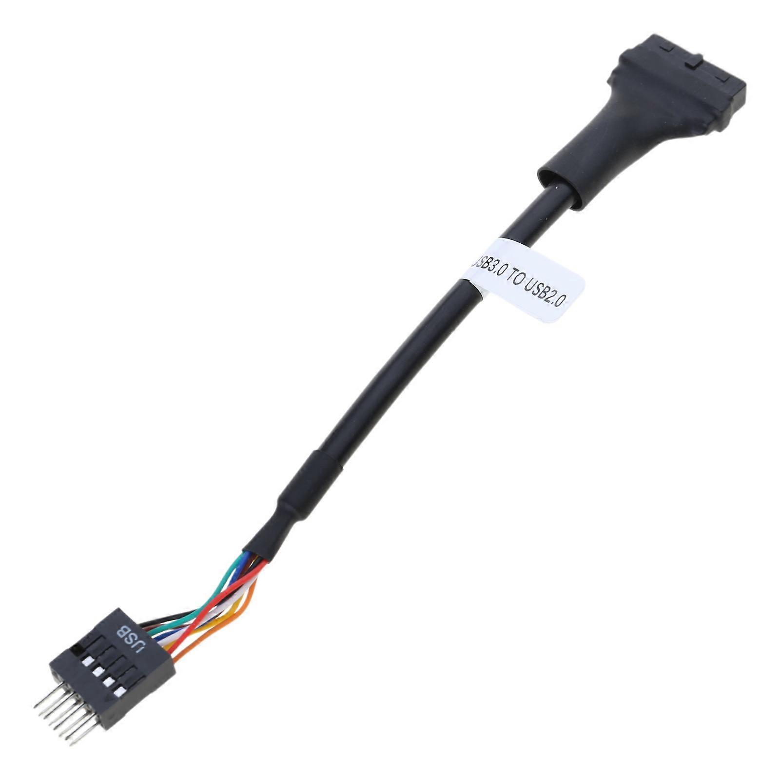 USB 3.0 to USB 2.0 Conversion Cable 19/20Pin to 9 Pin for Motherboards Header Connection