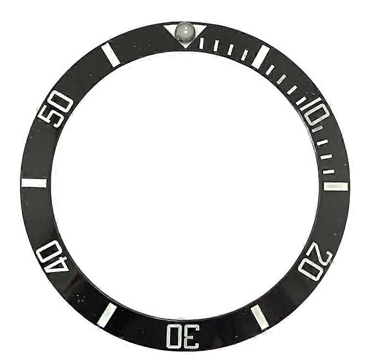 38mm Outer 30.5mm Inner Ceramic Bezel Insert SUB Black for Watch