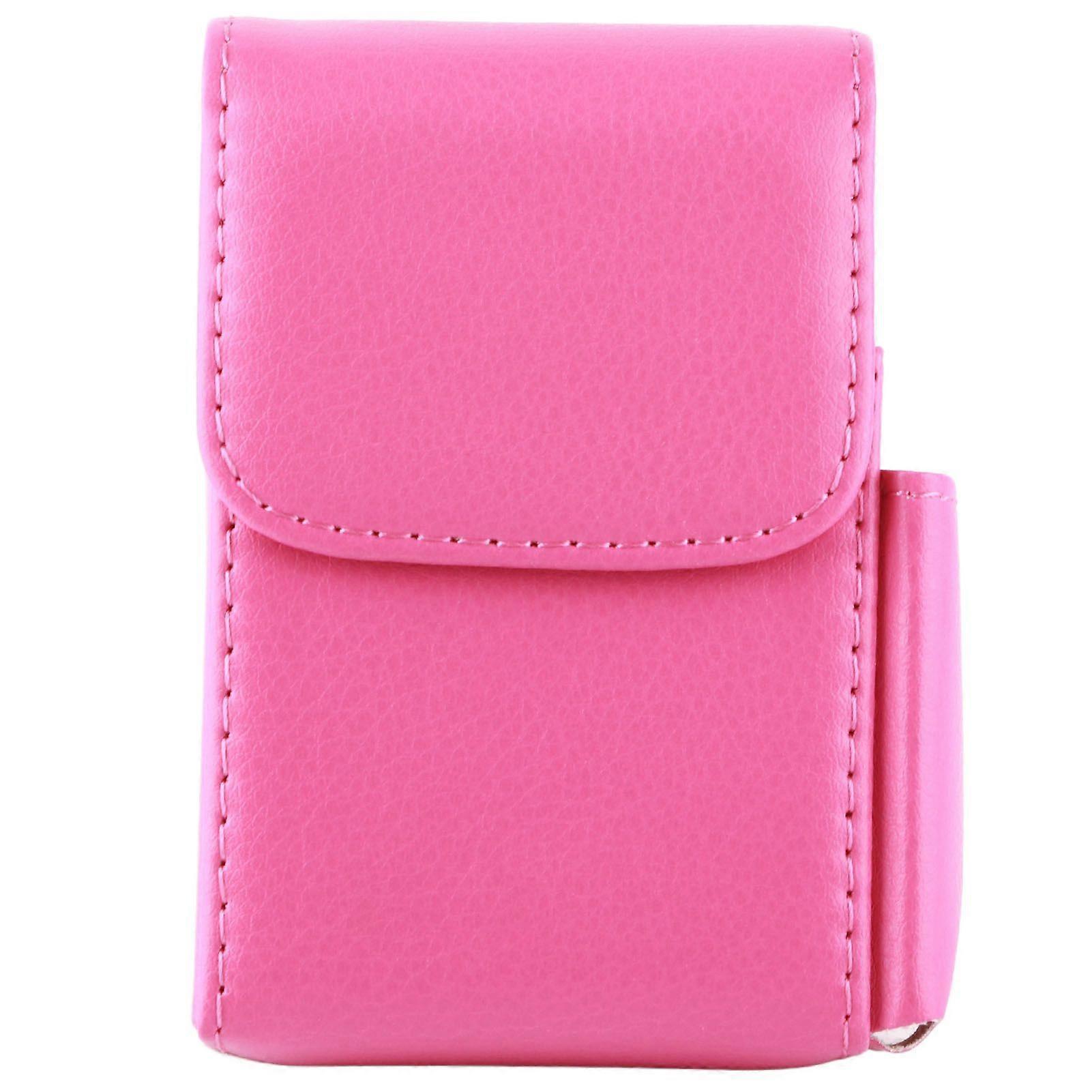 Portable Cigarette Case PU Leather Tobacco Pouch Storage Box