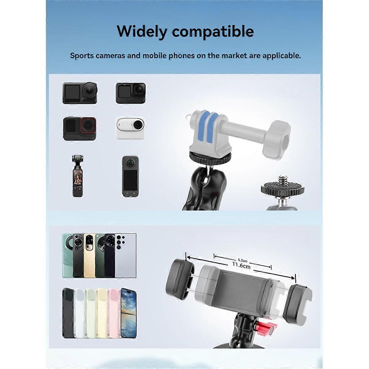 Magnet Camera Mount for DJI Action 5 Pro