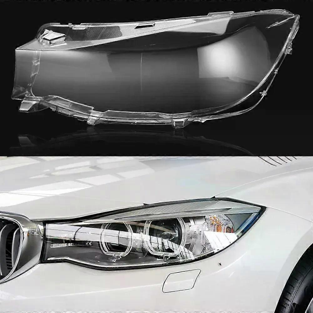 Für BMW 3er GT F34 2017-2020 Auto Frontscheinwerfer Abdeckung Auto Scheinwerfer Lampenschirm Lampenabdeckung Scheinwerfer Licht Glas Linsenschale