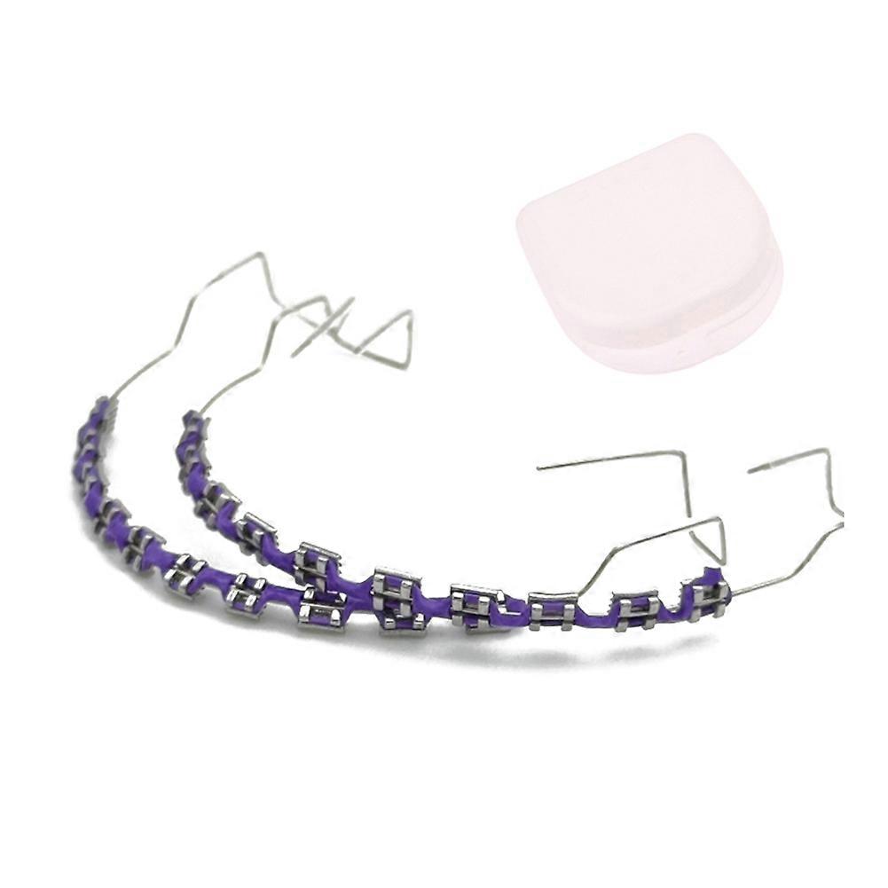 Fake Braces, Colorful Brackets, Temporary Metal Wires,