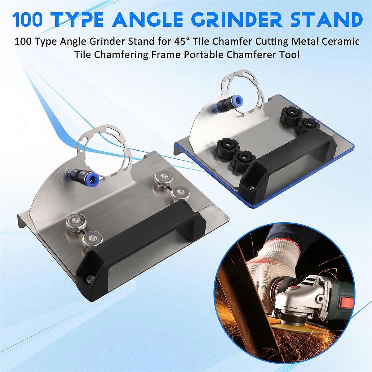 100 Type Angle Grinder Stand for 45° Tile Chamfer Cutting Ceramic