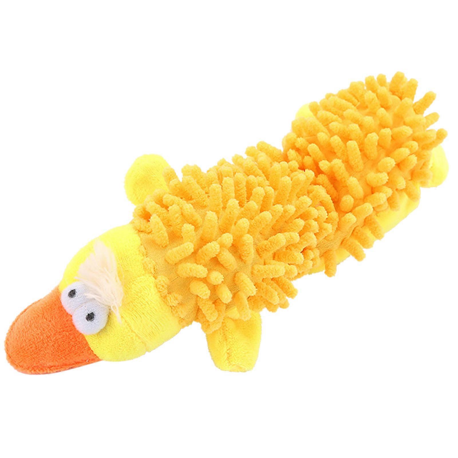 Dog Plush Toy Cute Squeak Toys Chew-Resistant Stuffed Animals Soft Chew Toys for Small and Medium Dogs Teeth