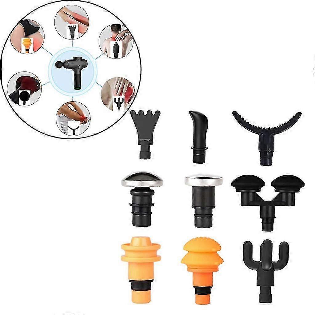 Massage Gun Head Replaceable Point Plug-N-Play Vibration Massage Attachments