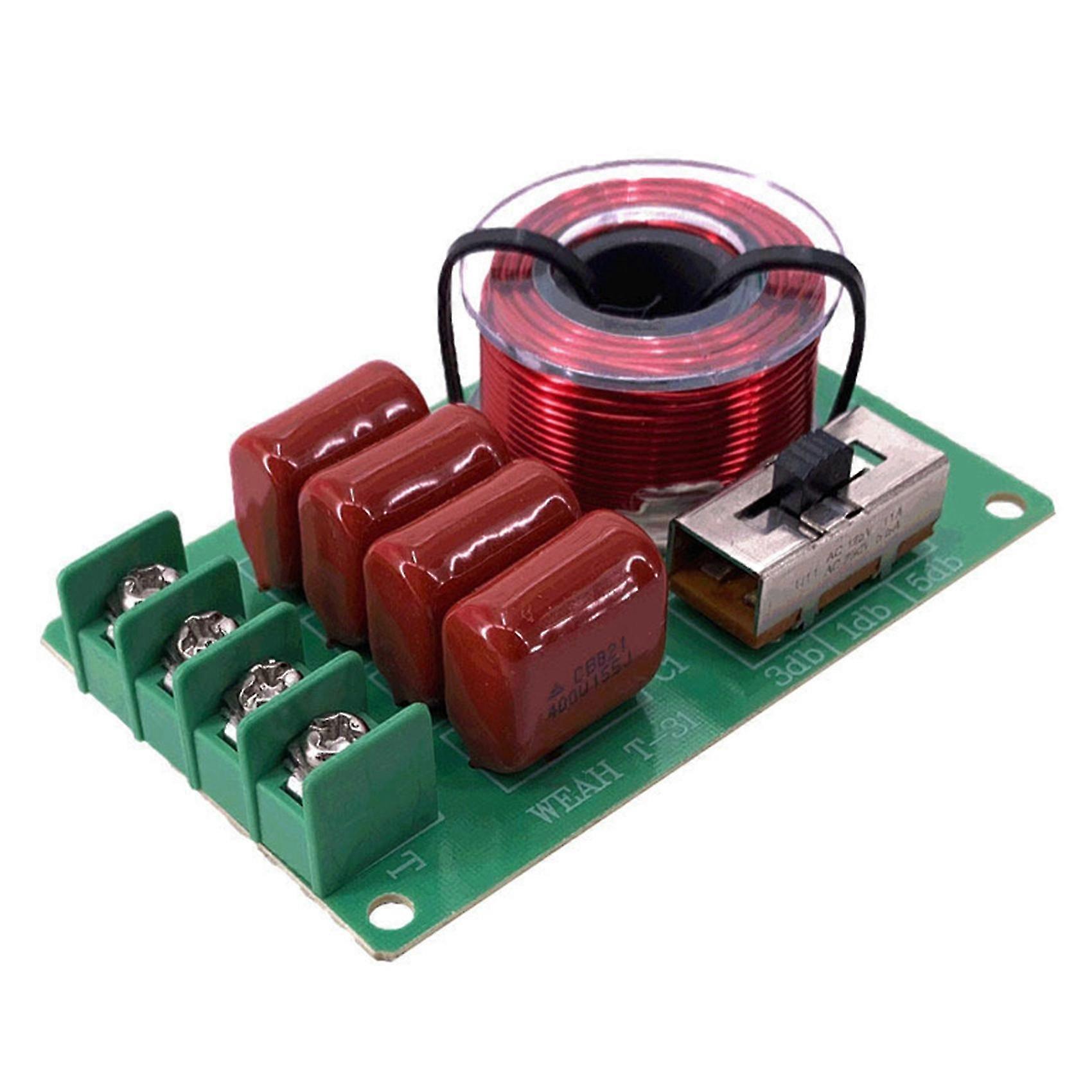 Frequency Divider Hi-Fi O Treble Bass Speaker Stereo Crossover Filters for 2-Channel Systems