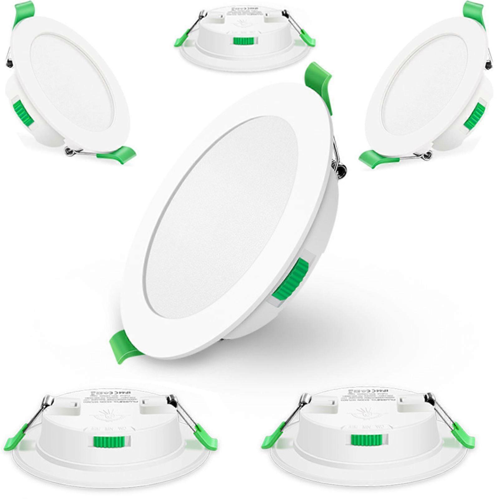 6PCS ultra-dnnes warmes Downlight-7W