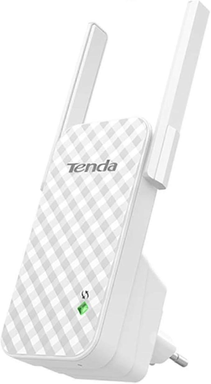 Tenda A9 N300 WiFi Network Repeater Extender Coverage Amplifier (300Mbps, 2 External Antennas, 200+ Meters Wireless WiFi Coverage Network, Compatible