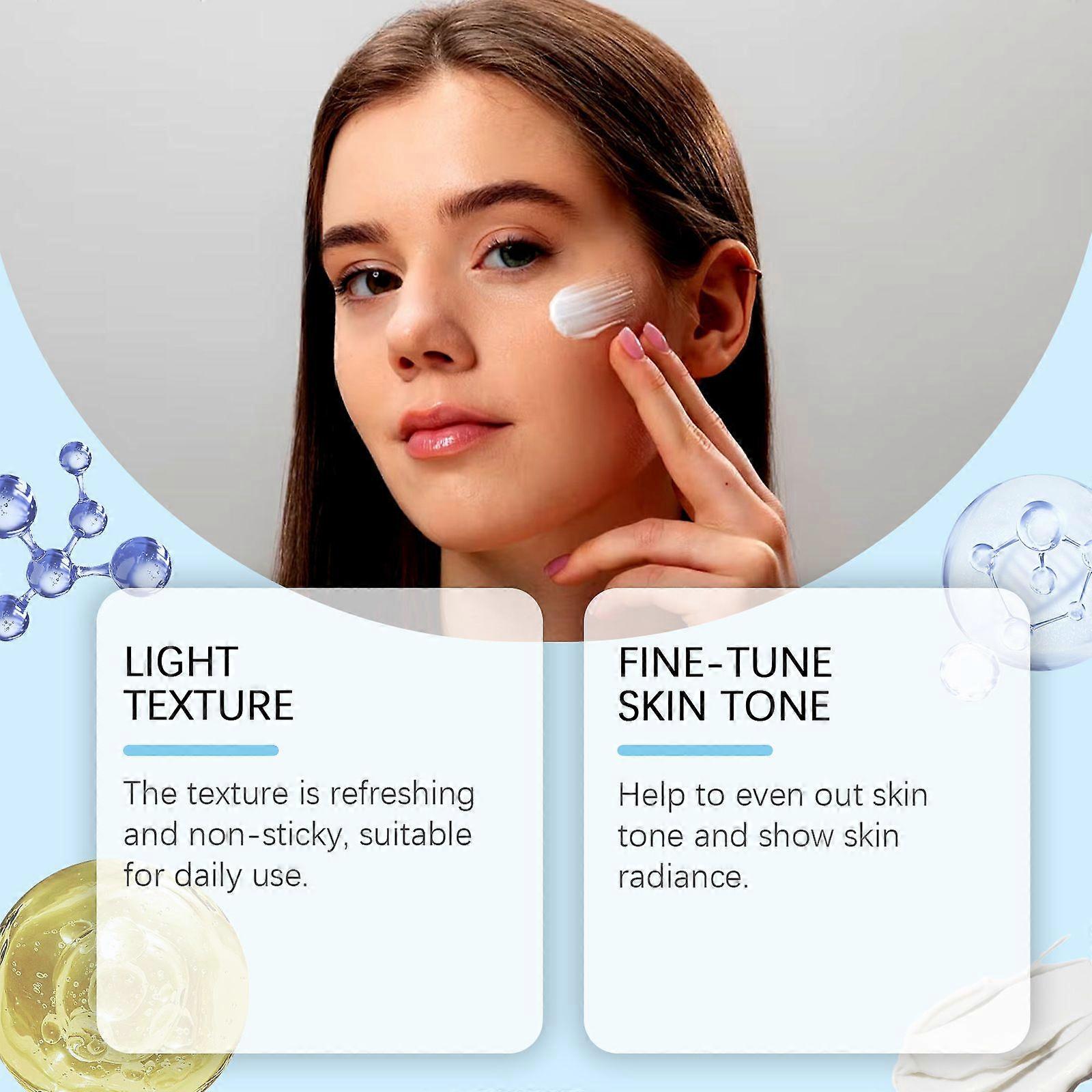 واقي من الشمس للوجه SPF 50 ، واقي الشمس المرطب من الشمس ، SPF 50+ PA ++++ الكوري بدون قالب أبيض ، مرطب ، ترطيب ، دفاع من الأشعة فوق البنفسجية ، حجم السفر