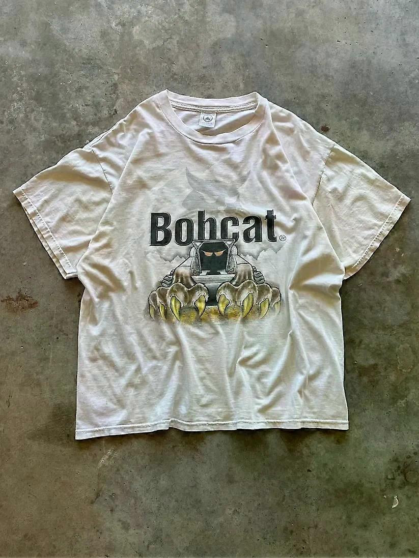 SY2k الصيف هاراجوكو خمر عارضة الطباعة الكلاسيكية نمط قصير الأكمام جولة الرقبة تي شيرت كبيرة جدا زوجين تي شيرت نسائية