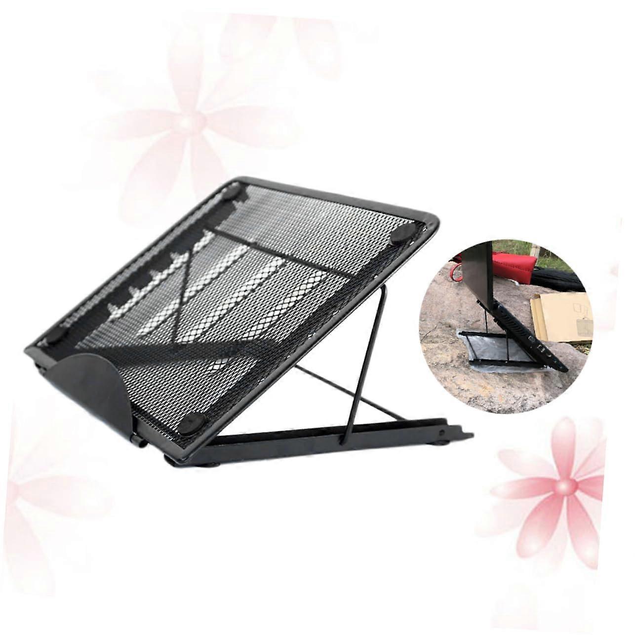 Foldable Laptop Holder Tilt Adjustable Universal Laptop Stand for Tablets 7-19cm Height Lightweight Portable Design