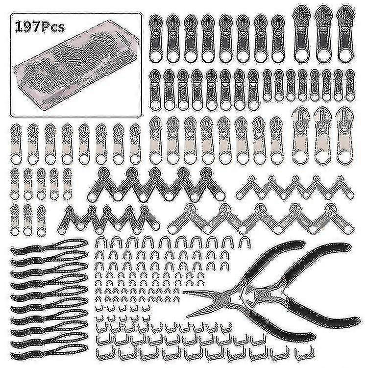 Kit de reparo de zíper com zíper de substituição