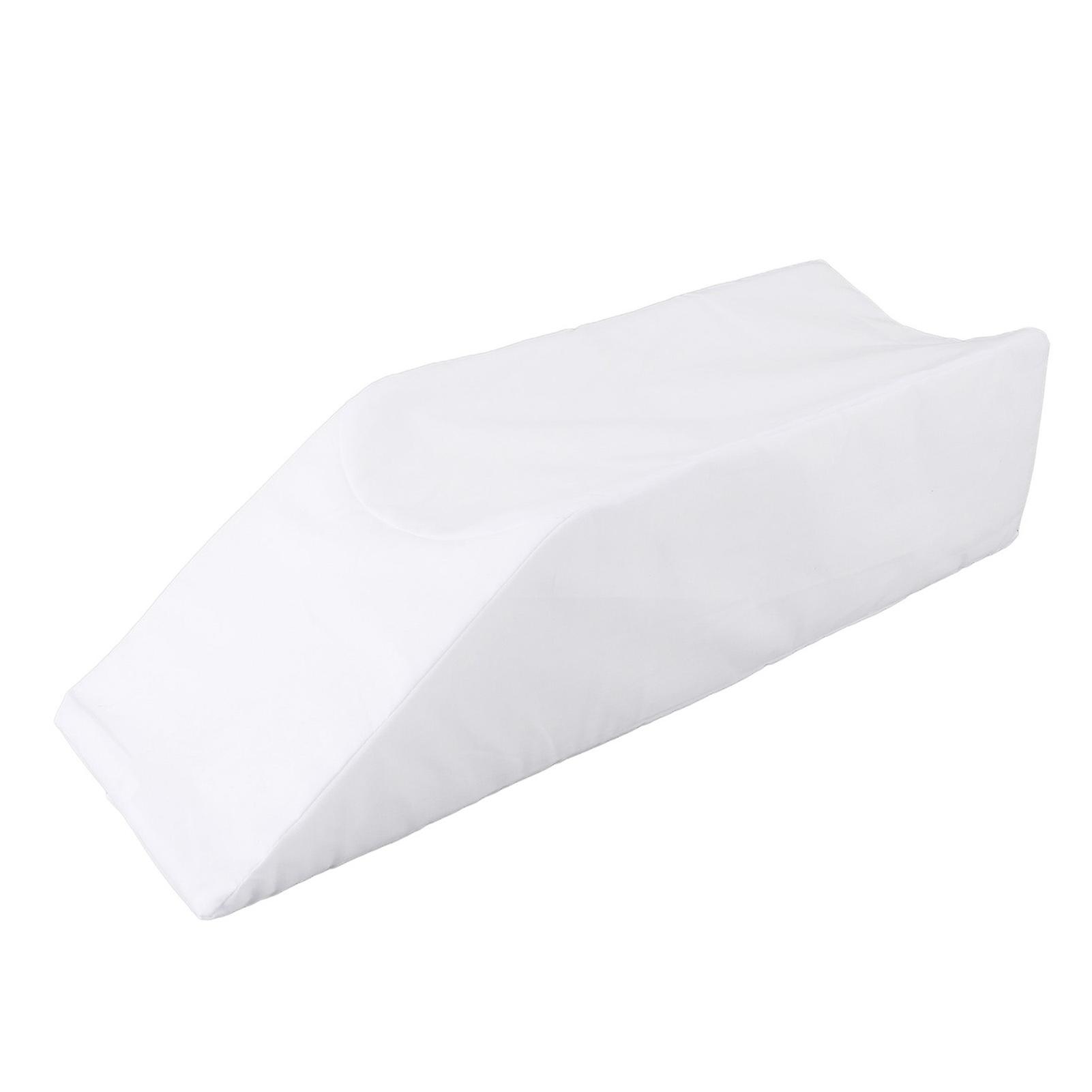 U Shape Leg Elevating White High Density Sponge Legs Sleeping Wedge Elevated Pillow for Knee Ankle Support