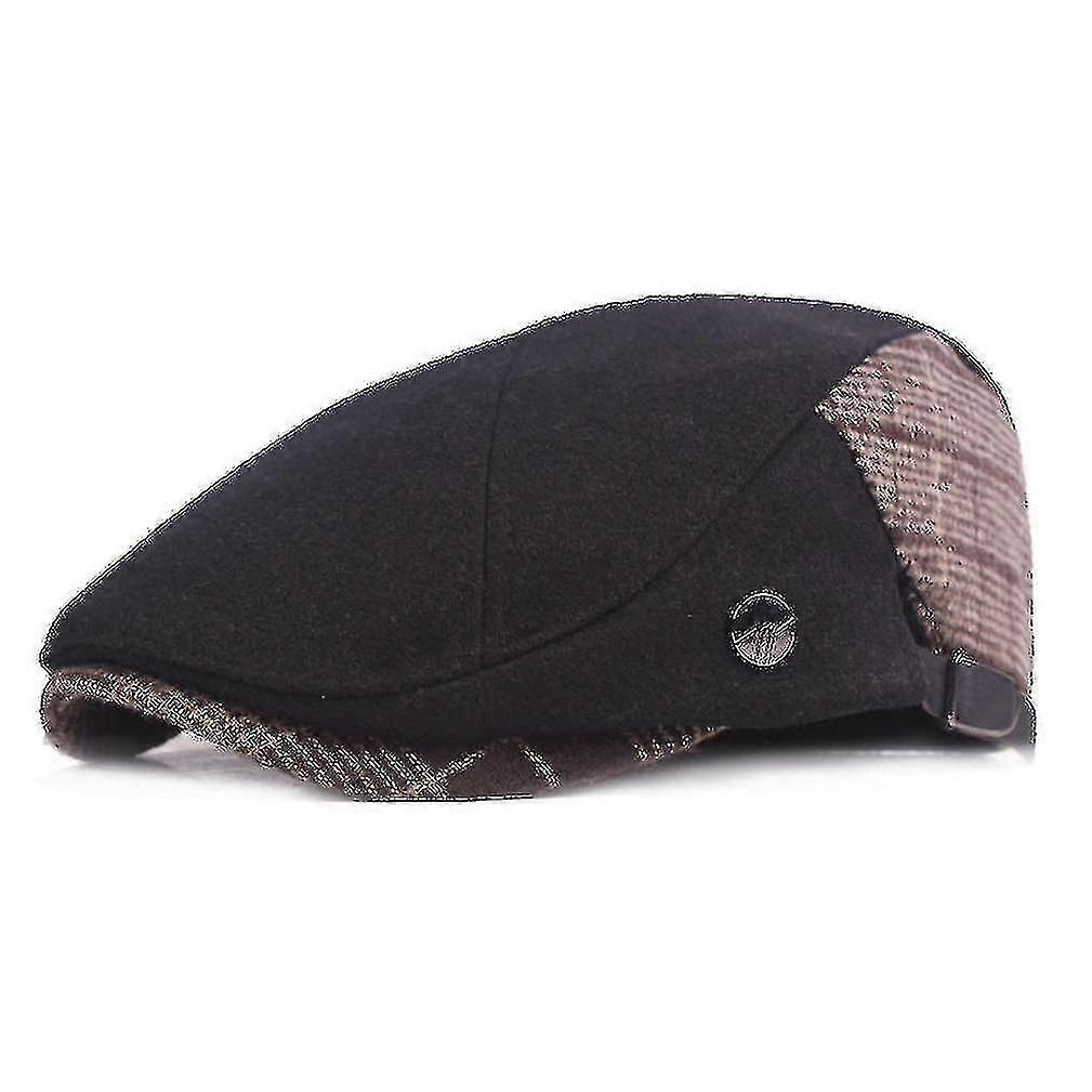 Woolen Cap Herr basker Hatt Casual Visor Hatt
