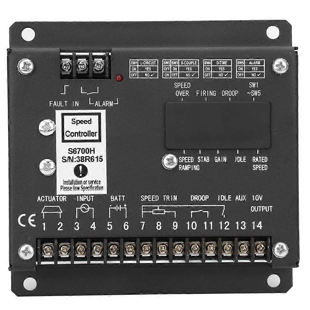 S6700H Speed Controller for Cummins Generators, Electronic Control Panel, Precise Engine Speed Regulation, Compatible Parts
